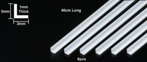 TAMIYA 70199 - Plastic Beams 3mm L, 6pcs
