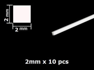 TAMIYA 70129 - Plastic Beams 2mm Square, 10pcs