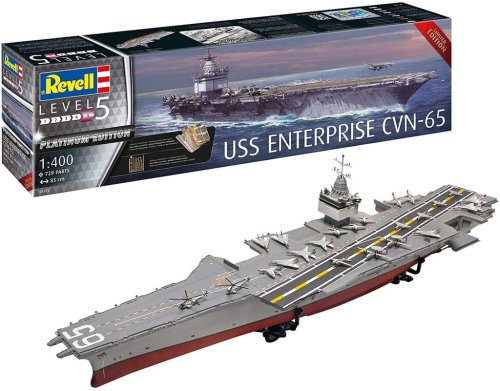 Go to product REVELL 05173 - 1:400 USS Enterprise CVN-65 Platinum Edition