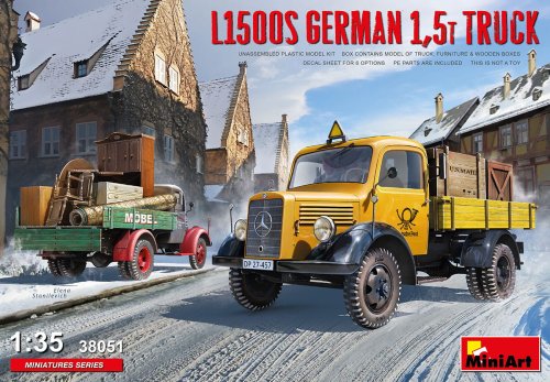 Go to product MINIART 38051 - 1:35 L1500S German 1,5t Truck