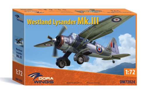 Go to product DORA WINGS DW 72024 - 1:72 Westland Lysander Mk.III