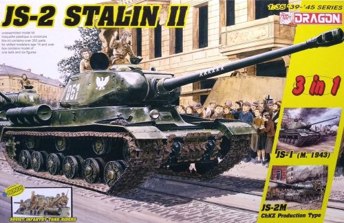 Go to product DRAGON 6537 - 1:35 JS-2 Stalin II w/ Soviet Infantry Tank Riders