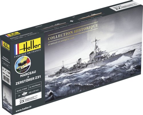 Go to product HELLER 55009 - 1:400 Marceau + Zerstorer Z31