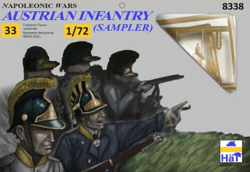 Go to product HAT 8338 - 1:72 Napoleonic Austrian Infantry Sampler