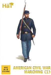 HAT 8319 - 1:72 American Civil War Marching (1)