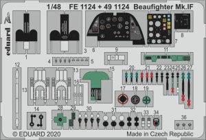 EDUARD FE1124 - 1:48 Beaufighter Mk.IF