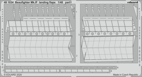 Go to product EDUARD 481034 - 1:48 Beaufighter Mk.IF landing flaps