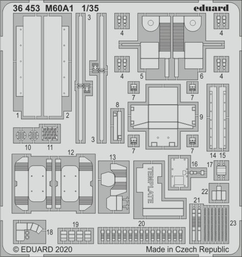 Go to product EDUARD 36453 - 1:35 M60A1