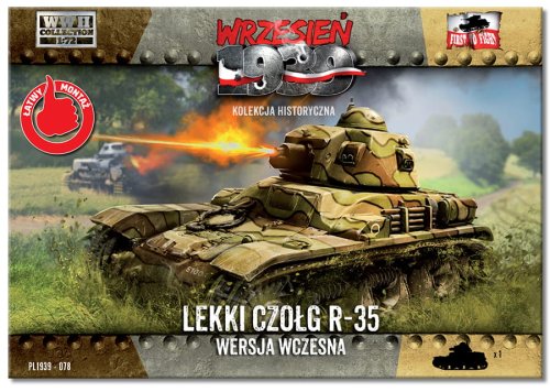 Go to product FIRST TO FIGHT 078 - September 1939 - 1:72 R-35 Light tank