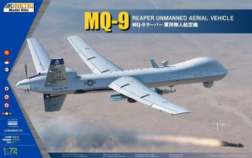 Go to product KINETIC 72004 - 1:72 MQ-9 Reaper Unmanned Aerial Vehicle