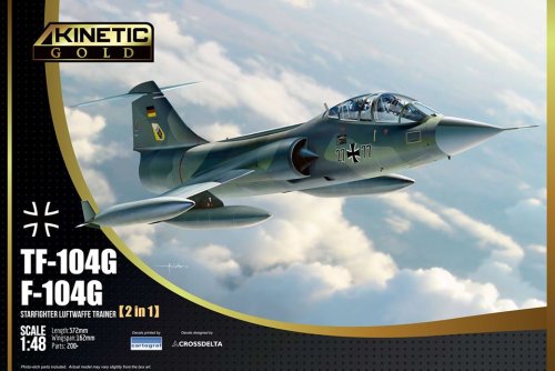 Go to product KINETIC 48089 - 1:48 TF-104G/F-104G Starfighter - Luftwaffe