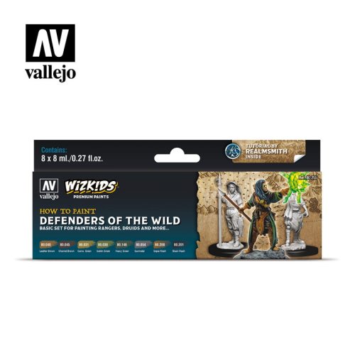 Go to product VALLEJO 80255 - Defenders of the Wild - WizKids Premium Paints Set 8 x 8 ml