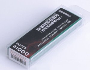 BORDER BD0083 - Self-adhesive sandpaper strips - 20 pcs, grit: #1000