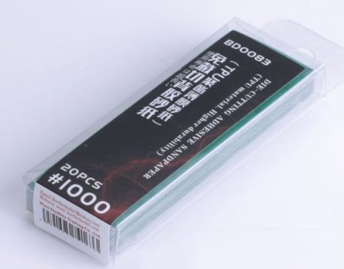 Go to product BORDER BD0083 - Self-adhesive sandpaper strips - 20 pcs, grit: #1000