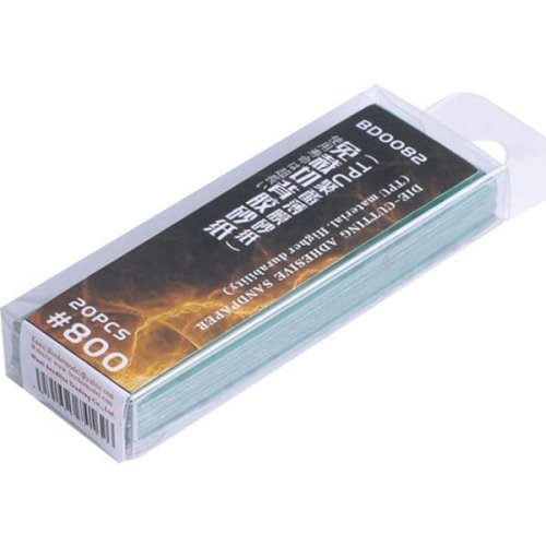 Go to product BORDER BD0082 - Self-adhesive sandpaper strips - 20 pcs, grit: #800