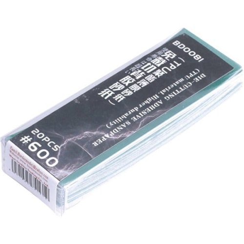 Go to product BORDER BD0081 - Self-adhesive sandpaper strips - 20 pcs, grit: #600