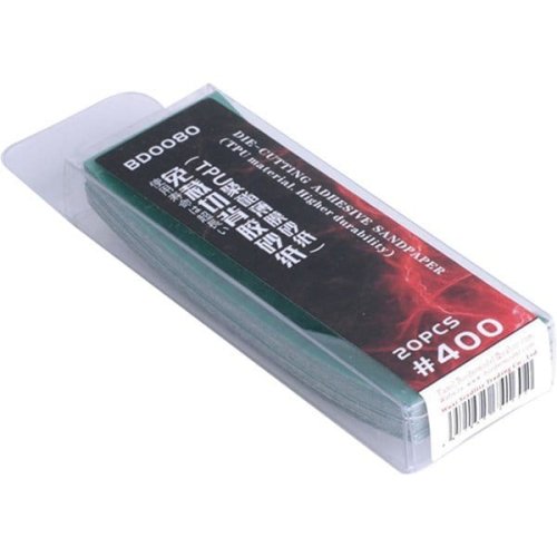 Go to product BORDER BD0080 - Self-adhesive sandpaper strips - 20 pcs, grit: #400