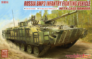 MODELCOLLECT UA72179 - 1:72 BMP3 Infantry Fighting Vehicle with Cage Armour