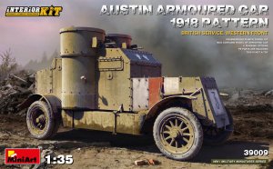 MINIART 39009 - 1:35 Austin Armoured Car 1918 Pattern - British Service Western Front w/ interior kit