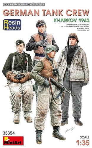 Go to product MINIART 35354 - 1:35 German Tank Crew Kharkov 1943 Resin Heads