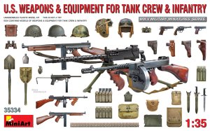 MINIART 35334 - 1:35 US Weapons & Equipment for tank crew & infantry