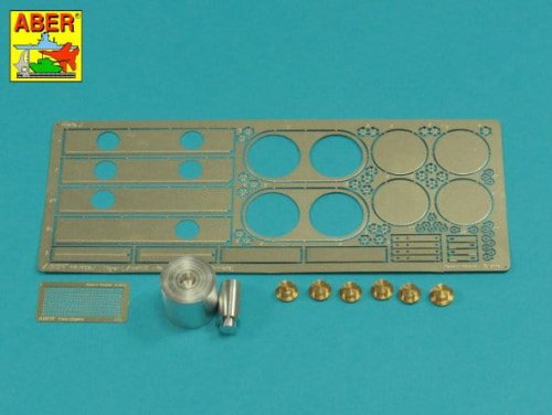 Go to product ABER 16145 - 1:16 Tiger I, E Tunisia 501 Abt - Air filter covers