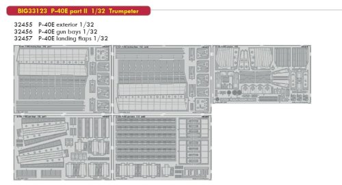 Go to product EDUARD BIG33123 - 1:32 P-40E part II