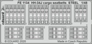 EDUARD FE1134 - 1:48 HH-34J cargo seatbelts - Steel