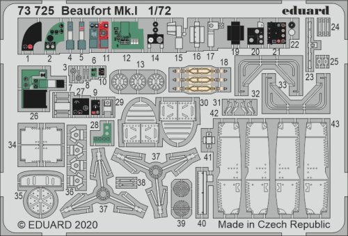 Go to product EDUARD 73725 - 1:72 Beaufort Mk.I