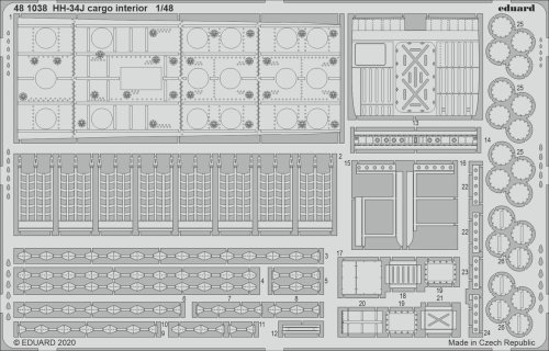 Go to product EDUARD 481038 - 1:48 HH-34J cargo interior