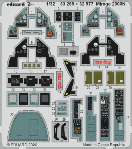 Go to product EDUARD 33268 - 1:32 Mirage 2000N