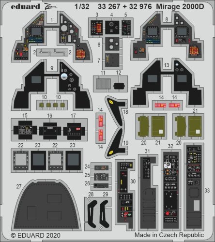 Go to product EDUARD 33267 - 1:32 Mirage 2000D