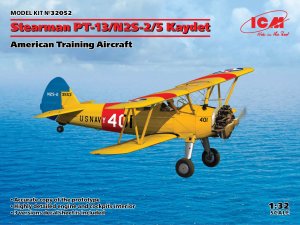 ICM 32052 - 1:32 Stearman PT-13/N2S-2/5 Kaydet - American Training Aircraft