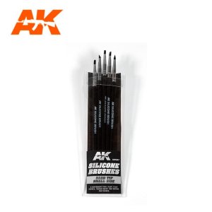 AK INTERACTIVE 9087 - Silicone Brushes Hard Tip Small