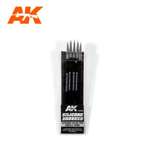 Go to product AK INTERACTIVE 9085 - Silicone Brushes Medium Tip Small