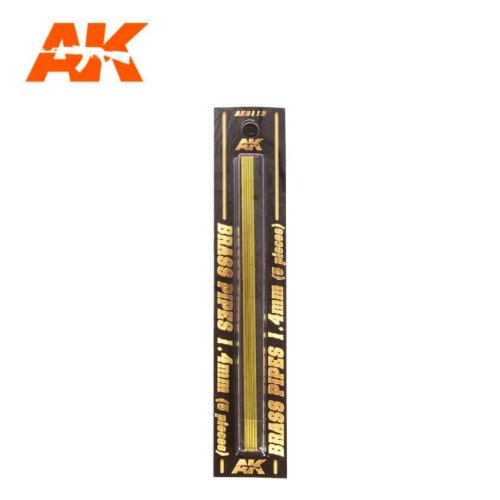 Go to product AK INTERACTIVE 9113 - Brass tubes set. 1.4 mm, 5x