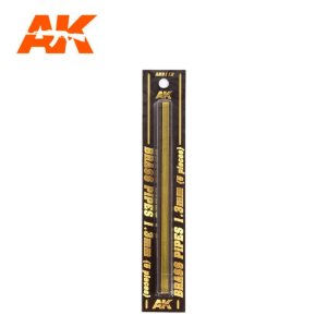 AK INTERACTIVE 9112 - Brass tubes set. 1.3 mm, 5x