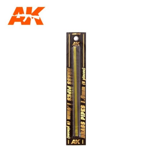Go to product AK INTERACTIVE 9109 - Brass tubes set. 1.0 mm, 5x
