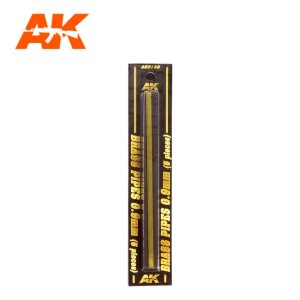 AK INTERACTIVE 9108 - Brass tubes set. 0.9 mm, 5x