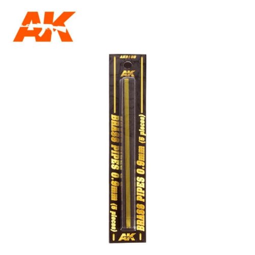 Go to product AK INTERACTIVE 9108 - Brass tubes set. 0.9 mm, 5x