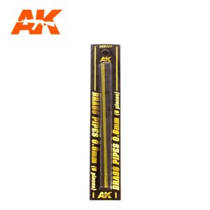 AK INTERACTIVE 9107 - Brass tubes set. 0.8 mm, 5x