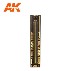 AK INTERACTIVE 9106 - Brass tubes set. 0.7 mm, 5x