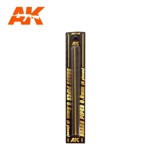 Go to product AK INTERACTIVE 9105 - Brass tubes set. 0.6 mm, 5x