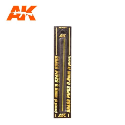 Go to product AK INTERACTIVE 9104 - Brass tubes set. 0.5 mm, 5x