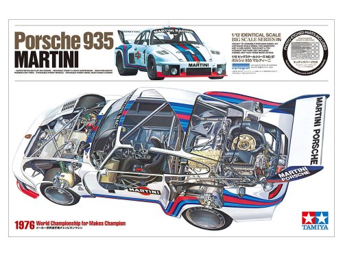 Go to product TAMIYA 12057 - 1:12 Porsche 935 Martini