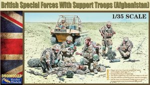 GECKO MODELS 35GM0023 - 1:35 British Special Forces with Support Troops (Afghanistan)