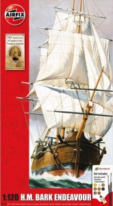 AIRFIX 50047 - 1:120 H.M. Bark Endeavour - Captain Cook 250th anniversary