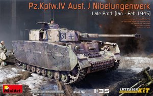 MINIART 35342 - 1:35 Pz.Kpfw.IV Ausf. J Nibelungenwerk Late Prod. (Jan - Feb 1945) w/interior kit