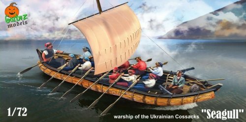 Go to product GARBUZ 7202 - 1:72 Seagull - Warship of the Ukrainian Cossacks