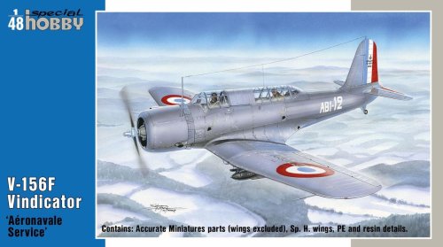 Go to product SPECIAL HOBBY 48213 - 1:48 V-156F Vindicator Aéronavale Service